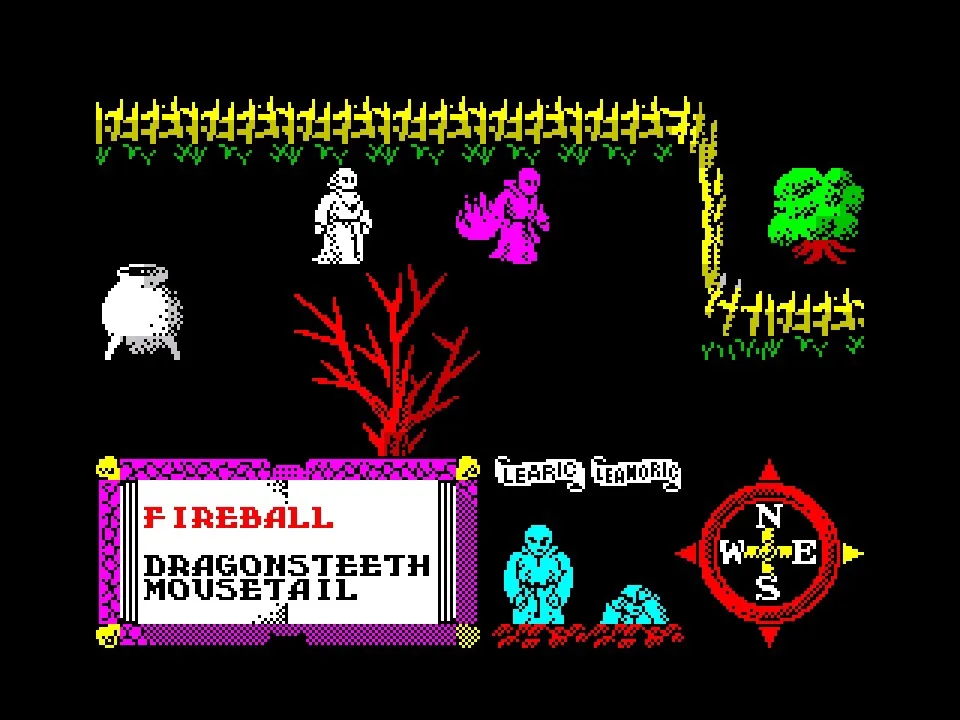 A colourful ZX Spectrum scene from the original Feud